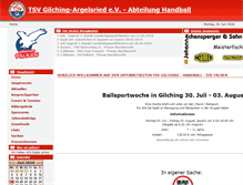 Tablet Screenshot of handball.tsv-ga.de