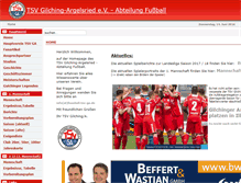Tablet Screenshot of fussball.tsv-ga.de